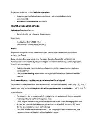 Logik Pfisterer: Wahrheitsbäume AL