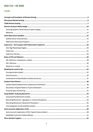 Zusammenfassung HS 20