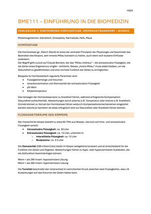 BME111 Zusammenfassung HS24