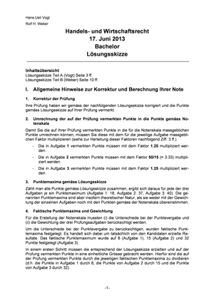 HaWi Prüfung 2013 Musterlösung