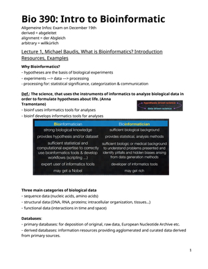 ZF - BIO 390 - HS 20