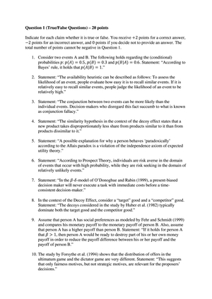 Probeprüfung 2021 mit Lösung