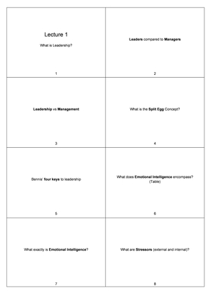 Orga & Leadership Flashcards