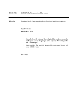 Prüfung HS14