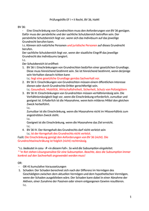 Prüfungshilfe EF Recht + HaWi