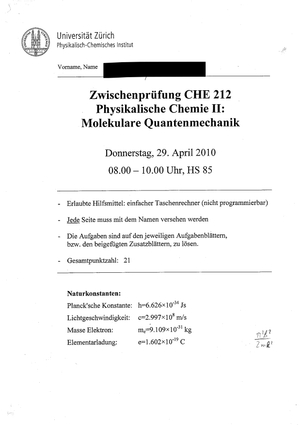 PC II FS2010 Zwischenprüfung