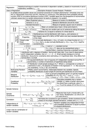 SummaryEmpiricalMethodsFall18
