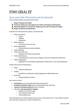 Finanzwissenschaft ZSF