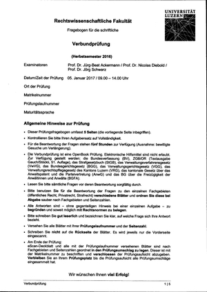 Verbundsprüfung HS16