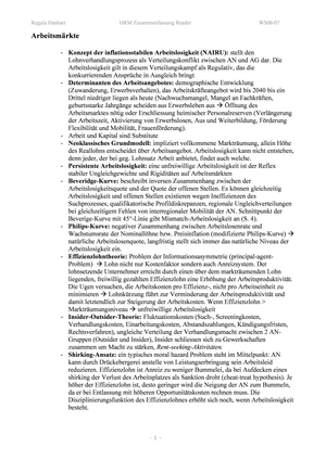 HRM, Zusammenfassung Reader