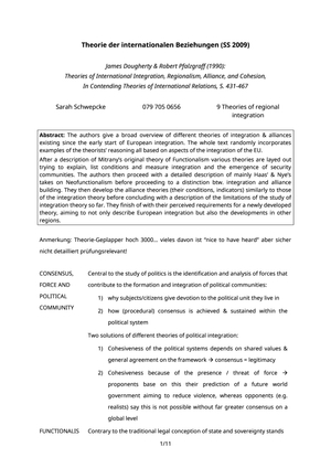 IRT ZSF - Dougherty & Pfalzgraff: Theories of Inte