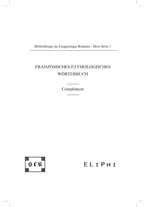 DomainesFondamentaux : FEW Beiheft DURCHSUCHBAR (Control F)