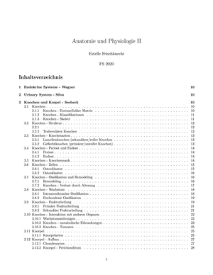 Anatomie & Physiologie 2 ZF FS20