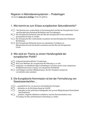 RGM Testfragen