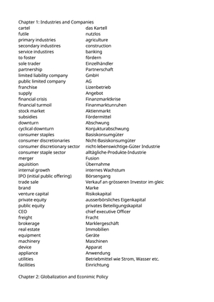 English Voc