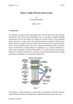 SMS - Single Molecule Spectroscopy