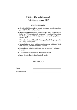 Prüfung FS2015 komplett