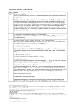 HaWi Prüfung vcC 2009 Musterlösung