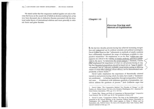 George, Bennett 2005 - Process tracing