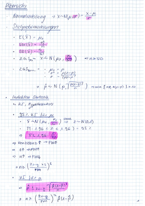 Übersicht Hypothesentests Statistik