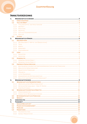 Formen und Methoden d. Wissenschaftl. Arbeitens