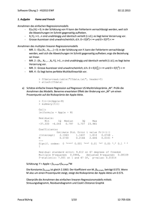 Softwareübung_2 HS2013 (Lösungen)