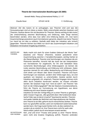 IRT ZSF - Waltz: Theory of International Politics