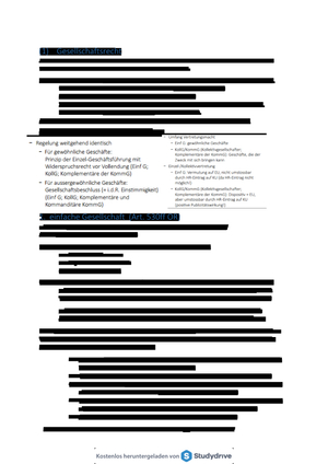 Wirtschaftsrecht Gesellschaftsrecht ZSF