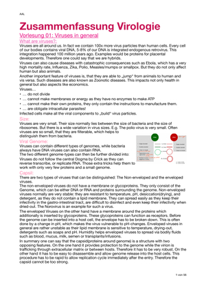 Zusammenfassung BIO 615