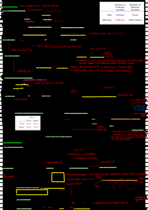 Summary Empirical Methods PART 2