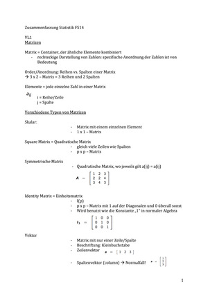 Zusammenfassung Angewandte Methoden