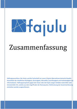 Steuerrecht Zusammenfassung