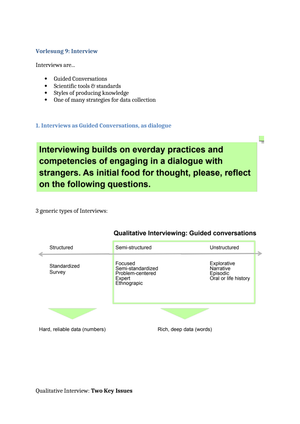 Methoden II ZSF Paper Vorlesung 9