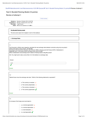Makro II Online-Test II (2015)