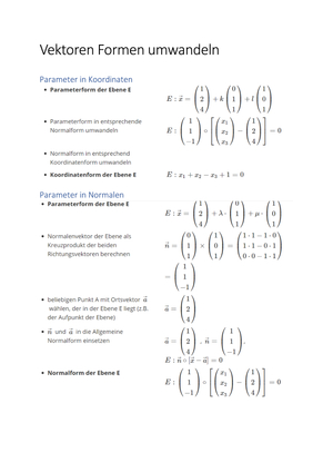 Vektorformen umwandeln