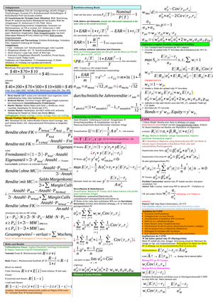 Asset Management Prüfungsspick