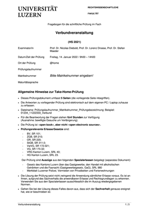 Prüfung Verbundveranstaltung HS21