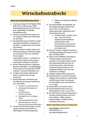 ZF Wirtschaftsstrafrecht