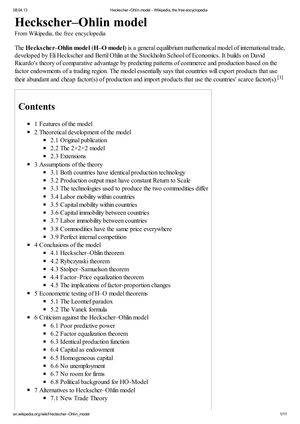 IE: Model Overview