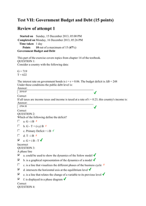 Makro II Test 7 mit Lösungen
