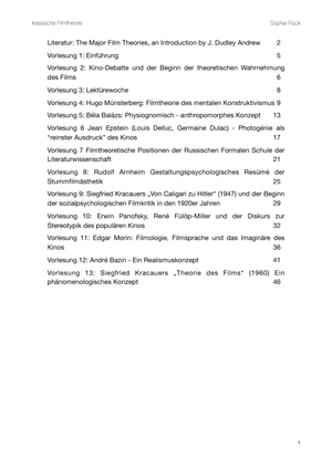 Zusammenfassung Filmtheorie 1