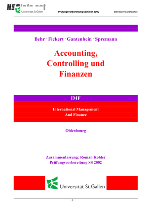ZSF Buch "Controlling, Accounting und Finanzen"