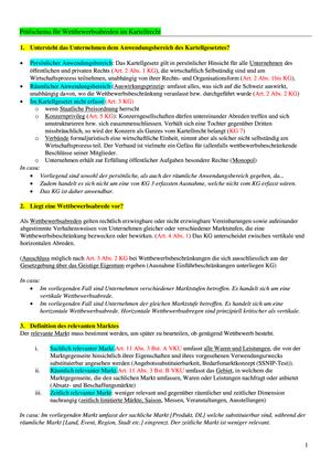 Schemata Wirtschaftsrecht