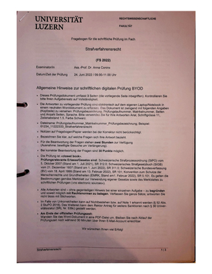 Pruefung StPO FS22