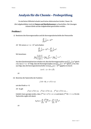Probeprüfung FS19 Lösungen