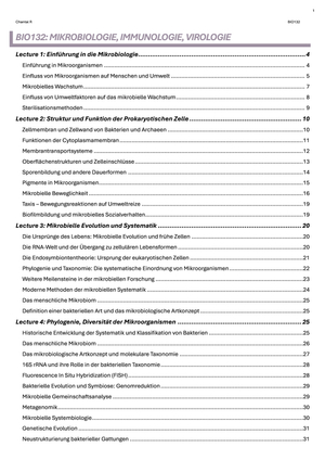 BIO132 Zusammenfassung