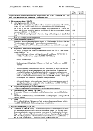 HaWi Prüfung 2011 Musterlösung