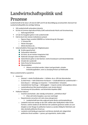 ZSF Chapter 20 - Agricultural Policy and Policy Pr