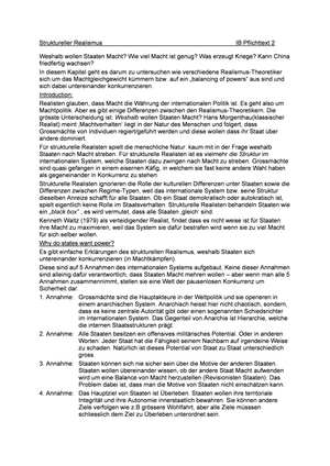 VT Int. Bez.: ZSF Texte - Struktureller Realismus