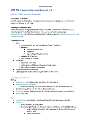 BME 236 Zusammenfassung